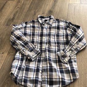 Boys GAP size 8 plaid button down